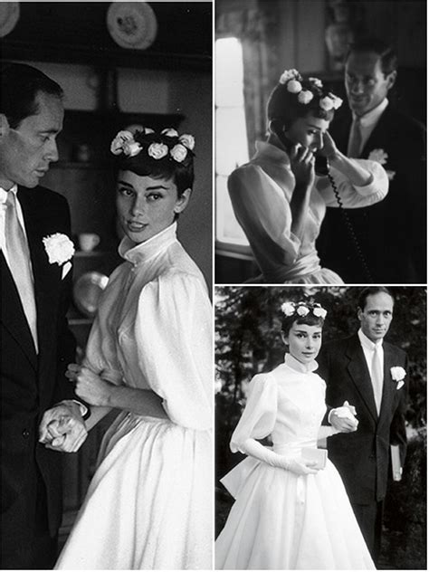 audrey hepburn 1955 givenchy wedding dress